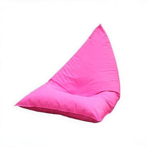 KBZSlyn Sitzsackbezug for den Außenbereich (ohne Füllmaterial), wasserdichter Sitzsackbezug, Loungesessel for Erwachsene, leerer Sitzsack for den Innen- und Außenbereich(Rose pink) von KBZSlyn