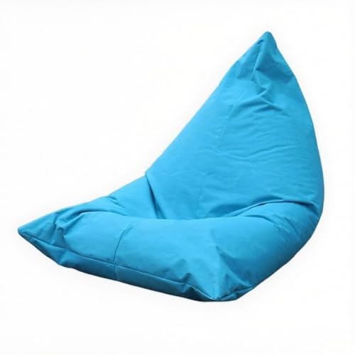 KBZSlyn Sitzsackbezug for den Außenbereich (ohne Füllmaterial), wasserdichter Sitzsackbezug, Loungesessel for Erwachsene, leerer Sitzsack for den Innen- und Außenbereich(Sky Blue) von KBZSlyn