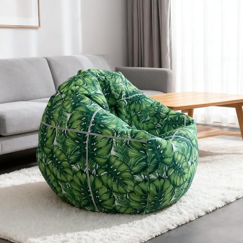 KBZSlyn Sitzsackbezug mit Innenfutter (ohne Füllmaterial) weiches Lazy-Sofa-Schonbezug-Set, Aufbewahrung for Stofftiere, wasserdichte Couch for den Außenbereich, for Erwachsene(13) von KBZSlyn