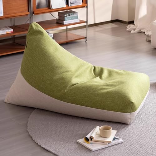 Sitzsackbezug (ohne Füllung), Ersatzbezug aus Mischgewebe, strapazierfähiger Lounge-Stoffsack for Spielzimmer, Wohnzimmer oder Kinderzimmer, Dekoration, gemütliche Möbel for Wohnzimmer, Schlafsaal und von KBZSlyn