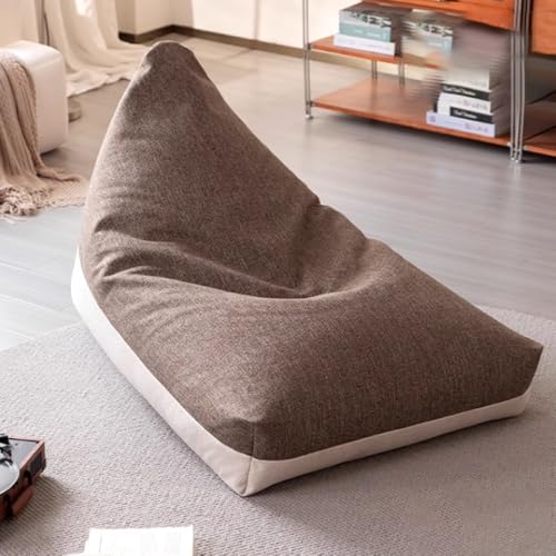 Sitzsackbezug (ohne Füllung), Ersatzbezug aus Mischgewebe, strapazierfähiger Lounge-Stoffsack for Spielzimmer, Wohnzimmer oder Kinderzimmer, Dekoration, gemütliche Möbel for Wohnzimmer, Schlafsaal und von KBZSlyn