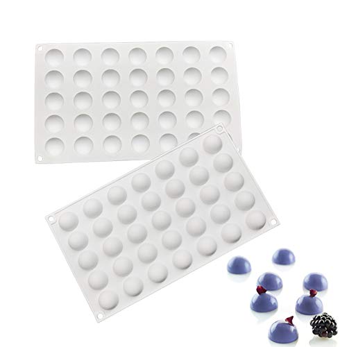 COJJ-Antihafteigenschaft Silikon Halbe Kugel Silikonform für Kuchen Herstellen - Silikon Backform und Brotbackform für Pudding/Gebäck/Seife/Muffin Kreationen #6 von COJJ