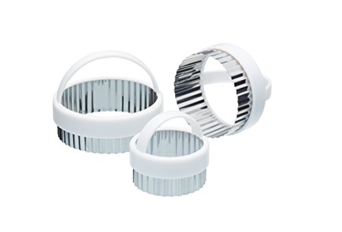 KitchenCraft 3er Set Ausstechform Ausstecher Ausstecher Ausstecher Ausstecher Ausstecher Ausstecher Plätzchenform Plätzchenform mit Kunststoffgriffen Edelstahl, Silber KitchenCraft 3er Set Ausstechform Ausstecher Ausstecher Ausstecher Ausstecher Ausstecher Ausstecher Plätzchenform Plätzchenform mit Kunststoffgriffen Edelstahl, Silber von KitchenCraft