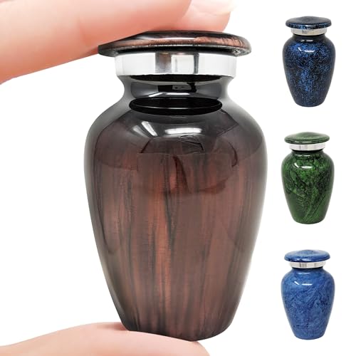 Urne für Haustier- oder menschliche Asche Modern Keepsake braun von KC KATIE COLLECTION BY URNSELLER