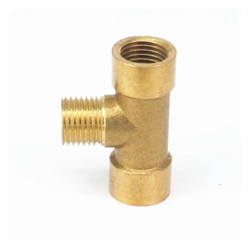 1/4" BSP Female x 1/4" BSP Male x 1/4" BSP Female Tee 3 Way Brass Pipe fitting Connector Water Fuel Gas von KCDFDVJFBM
