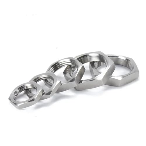 1pc 3" BSPP Female Thread Hex Lock Nut Pipe Fitting 304 Stainless Steel von KCDFDVJFBM