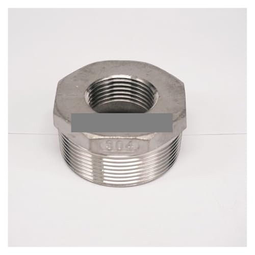 304 Stainless Steel Reducer 1-1/2" Male Thread to 1/2" Female Thread Reducing Bush Fitting Gas Air Water Fuel von KCDFDVJFBM