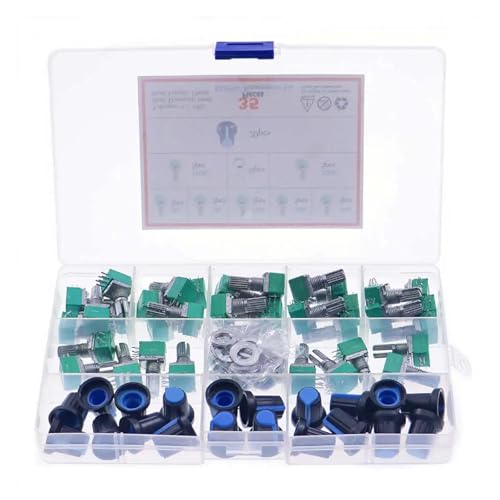 35pcs 6pin shaft 15mm amplifier sealing potentiometer 1K/5K/10K/20K/50K/100K/500K with knob Box 35pcs 6pin shaft 15mm amplifier sealing potentiometer 1K/5K/10K/20K/50K/100K/500K with knob Box von KCDFDVJFBM