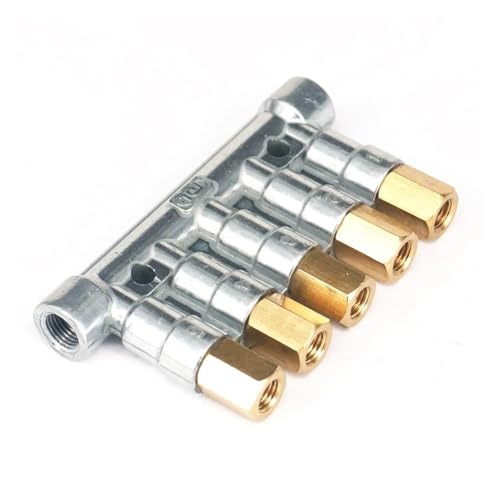 5 Way Aluminum Input M10x1 Output M8x1 Value Manifold Block von KCDFDVJFBM