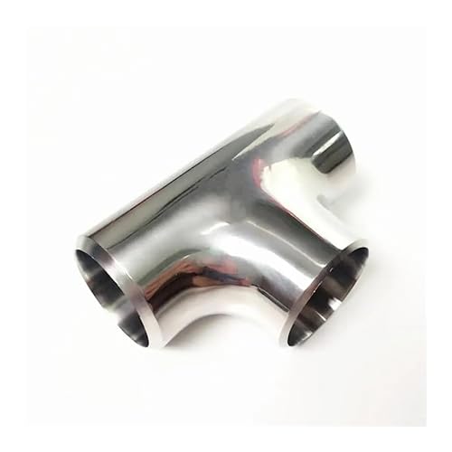 63mm 2.5" Pipe OD Butt Thicken 3mm Tee 3 Way Splitter SUS 304 Stainless Steel Fitting Spliter Homebrew Beer Wine von KCDFDVJFBM