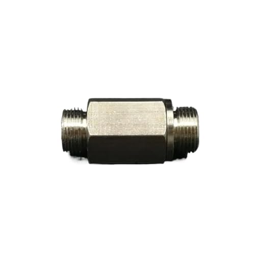 DN10 3/8" BSP Male Nickel Plated Brass Check Valve One Way Non-Return Water Gas Oil Hex 2 Bar Pneumatic DN10 3/8" BSP Male Nickel Plated Brass Check Valve One Way Non-Return Water Gas Oil Hex 2 Bar Pneumatic von KCDFDVJFBM