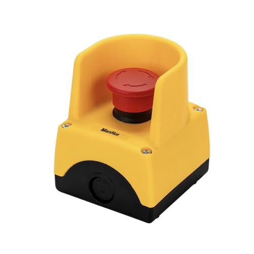 Emergency Stop Switch Control Box Red Sign Mushroom Push Button Latching Turn Release NO+NC Emergency Stop Switch Control Box Red Sign Mushroom Push Button Latching Turn Release NO+NC von KCDFDVJFBM