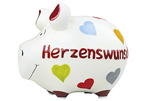 KCG Keramik Sparschwein HERZENSWUNSCH ca. 12.5 cm x9 cm KCG Keramik Sparschwein HERZENSWUNSCH ca. 12.5 cm x9 cm von KCG