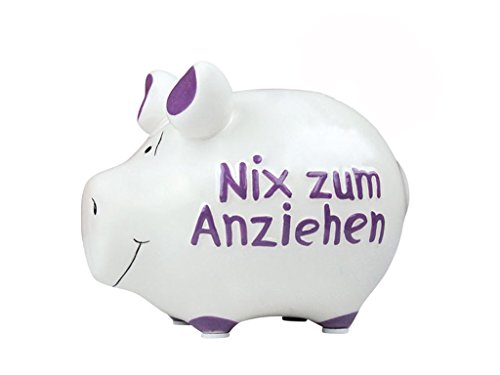 Spardose Schwein nix zum anziehen von KCG