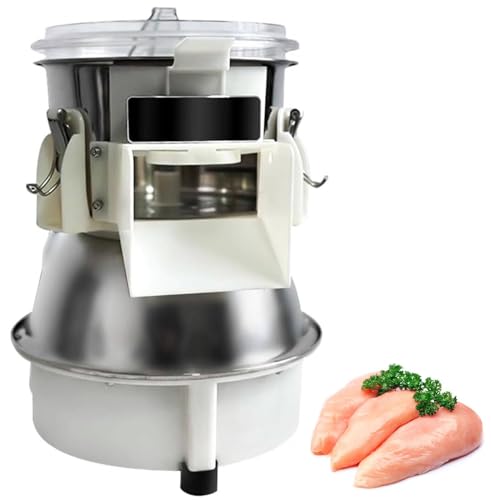 Automatische Hähnchen-Zerkleinerer-Maschine, Hähnchen-Zerkleinerer für Pulled Pork, abnehmbare Klinge und transparenter Deckel, perfekt für Restaurants von KCHBSE