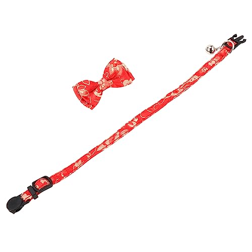 1pc Creative Chinese Style Cat Neck Ring mit Glockenkragen für Katzen wiederverwendbar und Komfortables Design einfach zu tragen und sauber für Haustier Mode von KCHSRKHXC