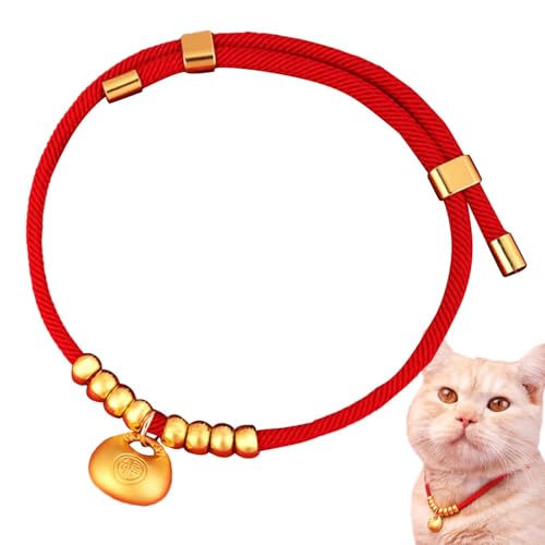 Frohes neues Kragen | Einstellbare Goldfirma | Haustieraccessoire mit festlichem Design für stilvoller Look | Neujahrspartykleidung für Hunde und Katzen während der Feierlichkeiten und besondere u Frohes neues Kragen | Einstellbare Goldfirma | Haustieraccessoire mit festlichem Design für stilvoller Look | Neujahrspartykleidung für Hunde und Katzen während der Feierlichkeiten und besondere u von KCHSRKHXC