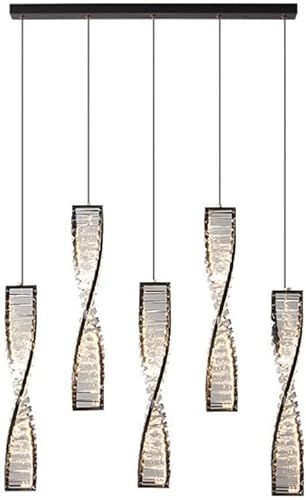 Spiral Luxury Crystal Pendant Light Dimmable LED Staircase Chandelier Modern Ceiling Hanging Lamp for Dining Room Home Decor Bedroom Living Suspended Fixture Spiral Luxury Crystal Pendant Light Dimmable LED Staircase Chandelier Modern Ceiling Hanging Lamp for Dining Room Home Decor Bedroom Living Suspended Fixture von KCHSRKHXC