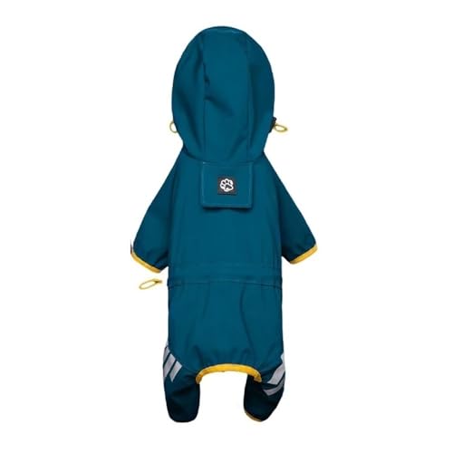 Dog Raincoat Waterproof Reflective Dog Raincoats for Small Medium Dogs with Adjustable Straps Lightweight Easy to Clean Pet Rain Jacket for Bichon Yorkie Terrier Poodle Labrador Retriever(Blue,XL) von KCHYCV