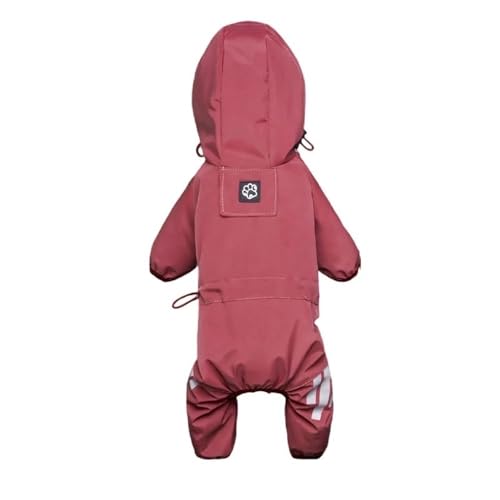 Dog Raincoat Waterproof Reflective Dog Raincoats for Small Medium Dogs with Adjustable Straps Lightweight Easy to Clean Pet Rain Jacket for Bichon Yorkie Terrier Poodle Labrador Retriever(Pink,M) von KCHYCV