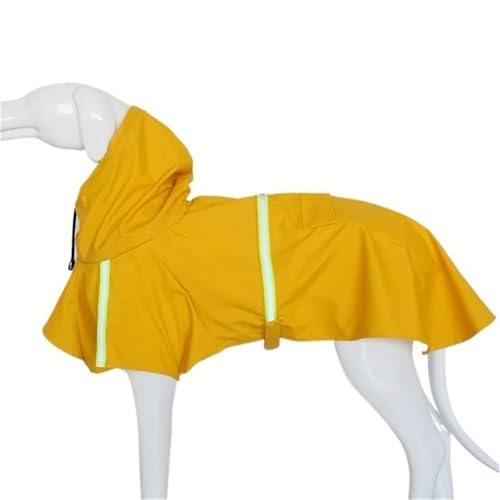 Dog Raincoat Waterproof Reflective Dog Raincoats for Small Medium Dogs with Adjustable Straps Lightweight Easy to Clean Pet Rain Jacket for Bichon Yorkie Terrier Poodle Labrador Retriever(Yellow,S) von KCHYCV