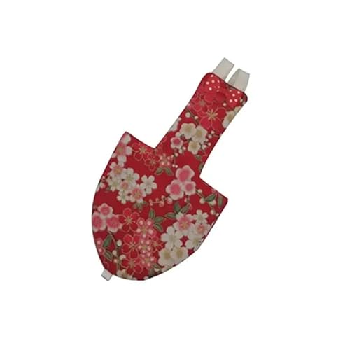 KCHYCV Vogelwindeln Papageien-Fluganzüge Papageien- und Vogelkleidung Wiederverwendbare waschbare Haustierkleidung Geeignet for den Innenbereich und das Training(Red Sakura 5pcs,L) von KCHYCV