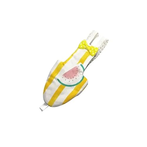 KCHYCV Vogelwindeln Papageien-Fluganzüge Papageien- und Vogelkleidung Wiederverwendbare waschbare Haustierkleidung Geeignet for den Innenbereich und das Training(Watermelon 5pcs,M) von KCHYCV