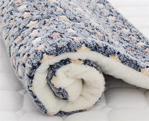 KCHYCV wasserdichte Schlafmatte for Haustiere, Winterbettwäsche, weiche Einlagen, Hunde- und Katzenbettmatte, wendbar, gemütliche Tier-PIPI-Unterlage, Hamsterbettmatte, waschbar(Stars,32X25CM) von KCHYCV