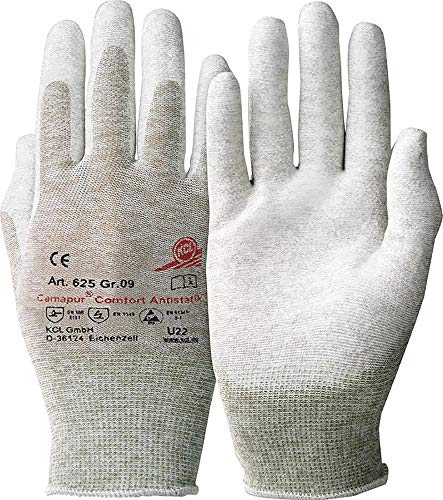 KCL Camapur Comfort Antistatik 625-8 Polyamid Arbeitshandschuh Groeße (Handschuhe): 8, M EN 16350:2 von KCL