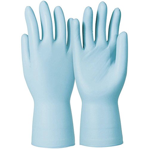 KCL Nitrilhandschuhe Dermatril P 743 Gr.10 L.280mm blau Kat.III EN374, Größe 10 (50 Stück) von KCL