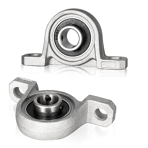 2 Stück Stehlager 12mm Innendurchmesser, Lagerbock mit Kugellager, Gehäuselager, Lager Gehäuse von KCNOFNC