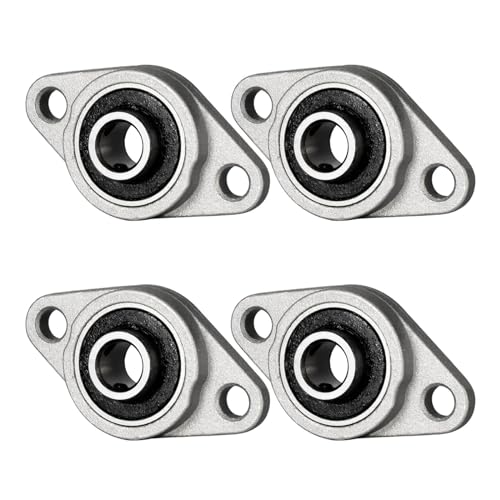 KCNOFNC 4 Stück Stehlager 10mm Innendurchmesser, kugelgelagertes Flanschgehäuse,Lagerbock mit Kugellager, Gehäuselager, Lager Gehäuse KCNOFNC 4 Stück Stehlager 10mm Innendurchmesser, kugelgelagertes Flanschgehäuse,Lagerbock mit Kugellager, Gehäuselager, Lager Gehäuse von KCNOFNC