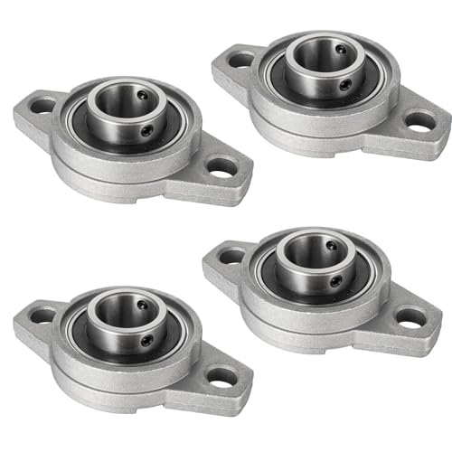 KCNOFNC 4 Stück Stehlager 20mm Innendurchmesser, kugelgelagertes Flanschgehäuse,Lagerbock mit Kugellager, Gehäuselager, Lager Gehäuse KCNOFNC 4 Stück Stehlager 20mm Innendurchmesser, kugelgelagertes Flanschgehäuse,Lagerbock mit Kugellager, Gehäuselager, Lager Gehäuse von KCNOFNC