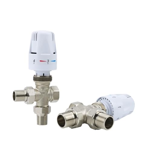 1/2 "3/4" 1 "messing drei Weg Thermostat Heizkörper Ventil DN15 DN20 DN25 Automatische Temperatur Regelventil(3/4") von KCTRELTQS