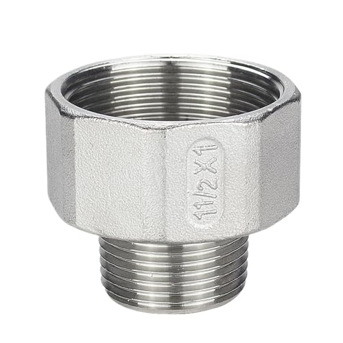 1/4 "3/8" 1/2 "3/4" 1 "1-1/4" 1-1/2 "BSPT Weiblichen Zu Männlichen Gewinde 304 Edelstahl Buchse Reduzierstück Rohr Fitting Anschluss(3I4 BSP - 3I8 BSP) von KCTRELTQS