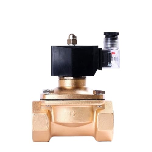 1-1/2 "normalerweise geschlossenes Messing IP65 wasserdichtes 24VAC 220VAC 24VDC 12VDC Magnetventil for Wasser, Gas, Öl(BSP_24VAC_VITON-SEAL) von KCTRELTQS