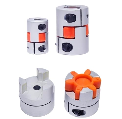 1 STÜCK D45L78 Aluminium-Wellenkupplungen Backen Plum Spider Klemmtyp CNC-Motor-Encoder-Kupplung 10 mm bis 25 mm(12.7x22) von KCTRELTQS