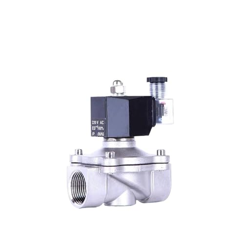 1 "normalerweise geschlossenes Magnetventil Edelstahl IP65 wasserdicht 220 V 12 V 24 V elektrisches Magnetventil for Wassergas(NPT_24VDC_EPDM-SEAL) von KCTRELTQS