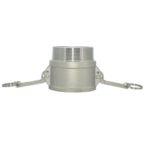 1 stück 1/2 "3/4" 1“ 304 Edelstahl Garten Sprinkler Camlock Fitting Adapter Barb Camlock Schnelltrenn(2-1/2") von KCTRELTQS
