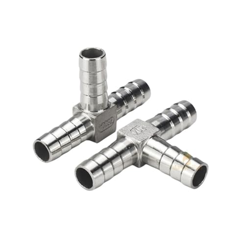 1 stück 304 Edelstahl T-stück T typ Schlauch Schwanz Barb Anschlüsse Schlauch Barb Gleich Reduzieren Rohr Fitting Pagode Stecker(T type OD 50mm) von KCTRELTQS