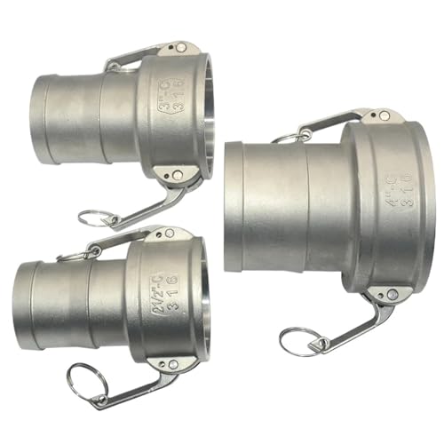 1 stück 304 Edelstahl Typ C Garten Sprinkler camlock Fitting Adapter Barb Camlock 1/2 "3/4" 1 "1-1/4" 1-1/2 "2"(1") von KCTRELTQS