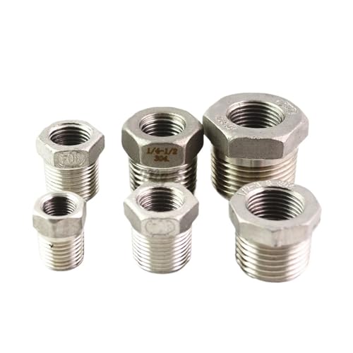 1 stück 304 edelstahl machen up Adapter fitting rohr armaturen 1/4'' 1/2'' DN8 DN10 DN15 DN20(DN8 to DN10) von KCTRELTQS