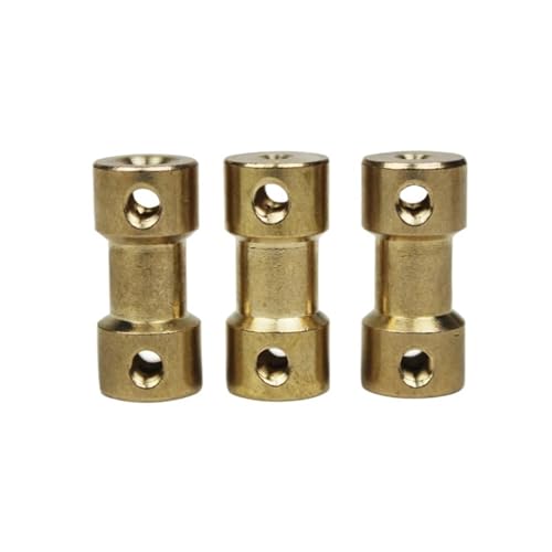 1 stück D9 * L20 Messing Starre Kupplung for Übertragung Komponente Flugzeug Auto Modell Zubehör CNC Schrittmotor Welle Stecker(2 X 4) von KCTRELTQS