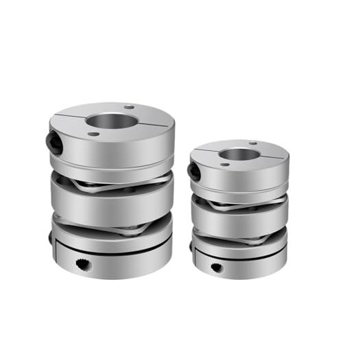 1 stück aluminiumlegierung D26L35 doppelmembrankupplung elastischer stecker D26mm L35mm kugelumlaufspindel schritt servomotor encoder(6x8) von KCTRELTQS
