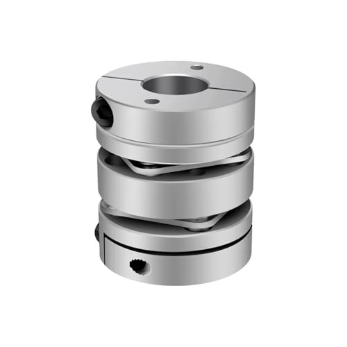 1 stück aluminiumlegierung D39L49 doppelmembrankupplung elastischer stecker D39mm L49mm kugelumlaufspindel schritt servomotor encoder(14X16) von KCTRELTQS