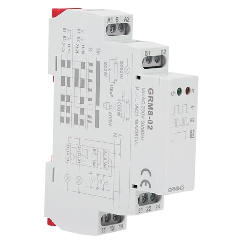 1pc Din Rail Impulsrelais Elektronisches Impulsrelais GRM8-02 Elektronisches Impulsrelais Rastrelais Speicherrelais AC 1pc Din Rail Impulsrelais Elektronisches Impulsrelais GRM8-02 Elektronisches Impulsrelais Rastrelais Speicherrelais AC von KCTRELTQS
