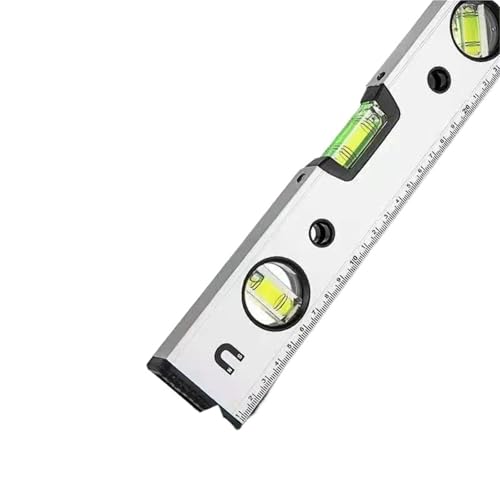 1pc Magnetische Torpedo Ebene Aluminium 3 Fläschchen Hohe Sichtbarkeit Stoßfest Blase Wasserwaage Werkzeug(40cm) von KCTRELTQS
