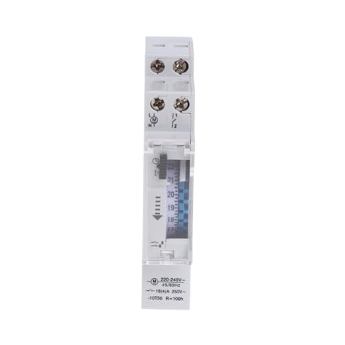 1pc Mechanische 24 Stunden Programmierbare Din-schiene Timer Schalter Relais 110-240V 16A von KCTRELTQS