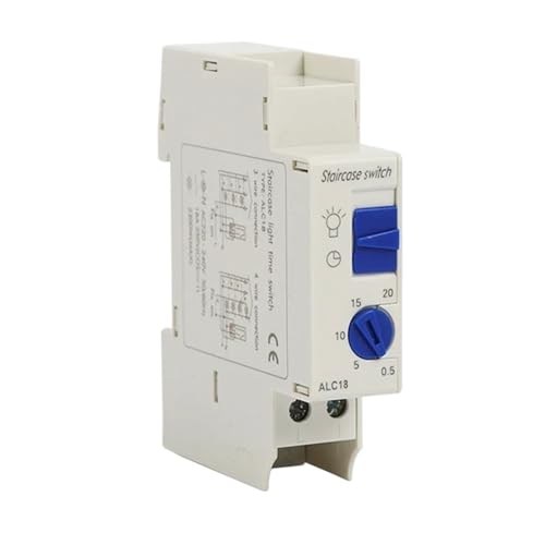 1pc Treppenbeleuchtung Automatischer Schalter Automatischer Zeitschalter for Lichter 0,5 bis 20 Minuten Timer von KCTRELTQS