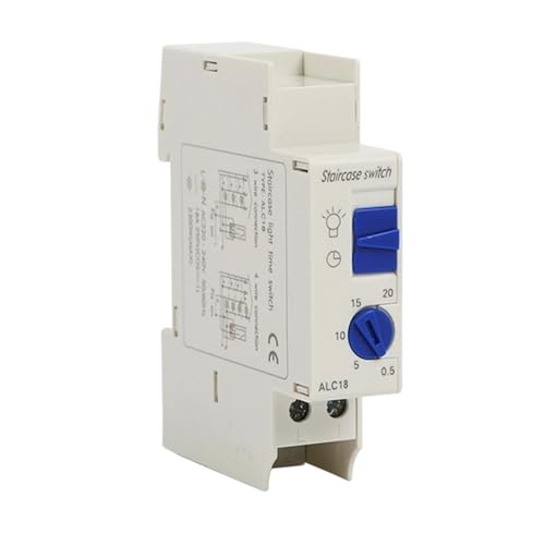 1pc Treppenbeleuchtung Automatischer Schalter Automatischer Zeitschalter for Lichter 0,5 bis 20 Minuten Timer von KCTRELTQS